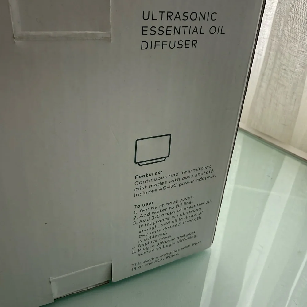 PROJECT 62 - Ultrasonic Black Terrazzo Electric Essential Oil Diffuser